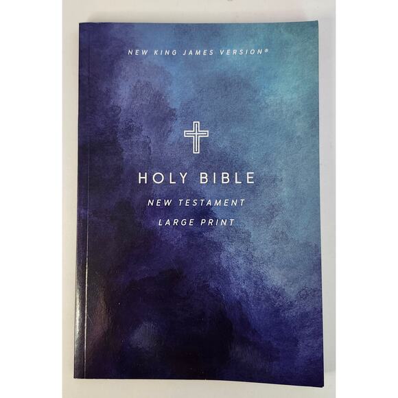 NKJV Large Print Outreach New Testament Bible, Comfort Large Print - Picture 1 of 3